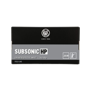 Malokalibarski metak RWS 22LR SUBSONIC HP-6080