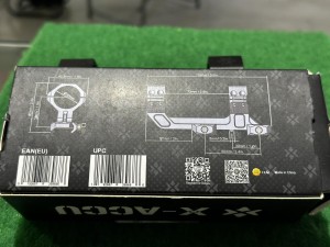 PIKANTINI ŠINA 30 mm 20 MOA X-ACCU ONE PIECE HIGH PICATINNY
