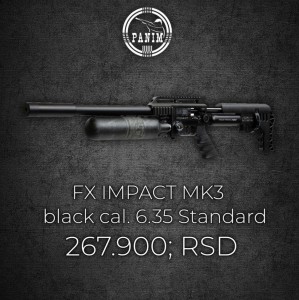 FX Impact MK3 Crni 6.35mm Standard