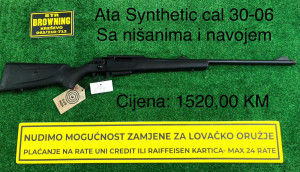 Ata Syntetic Black cal 30-06 DC 61 cm