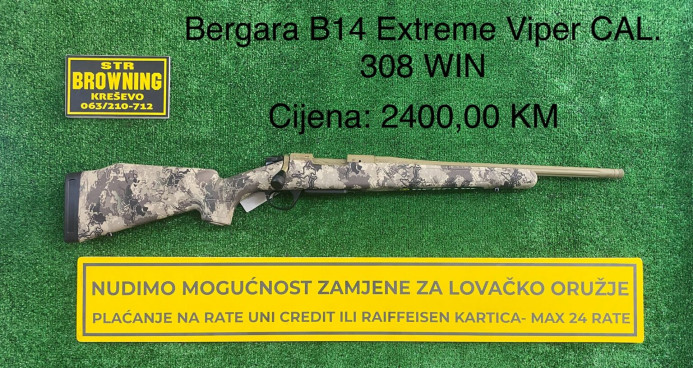 Bergara B14 Extreme Viper CAL. 308 WIN