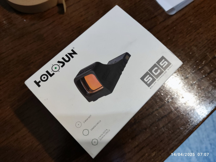Glock 19 gen. 5 MOS + Holosun SCS MOS
