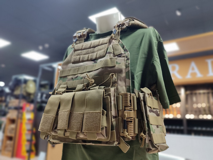 MXT TAKTIČKI PRSLUK PLATE CARRIER VT 8944-1 MULTICAM