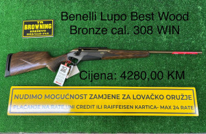 Benelli Lupo Best Wood Bronze CAL. 308 WIN