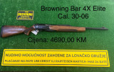 Browning Bar 4X Elite CAL. 30-06