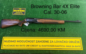 Browning Bar 4X Elite CAL. 30-06