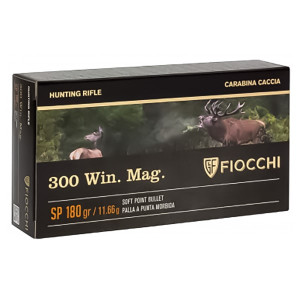 FIOCCHI .300 Winchester Magnum SP 180