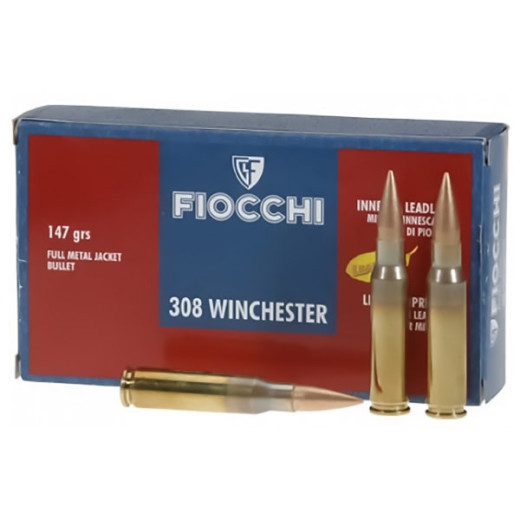 FIOCCHI .308 Winchester FMJ 147