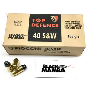 FIOCCHI .40 Smith and Wesson Black Mamba