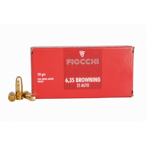 FIOCCHI 6,35 (.25 AUTO) FMJ
