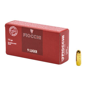 FIOCCHI 9mm Luger (9X19) FMJ 115