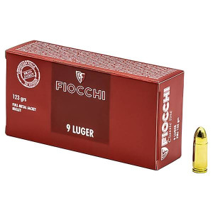 FIOCCHI 9mm Luger (9X19) FMJ 123