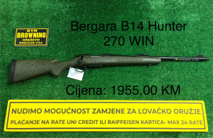 Bergara B14 Hunter cal 270 WIN