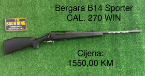 Bergara B14 Sporter CAL. 270 WIN