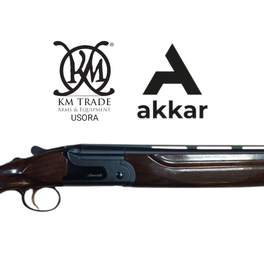 LOVAČKA PUŠKA CHURCHILL 206 BLACK O&U SHOTGUN 12GA 71 cm MC-5