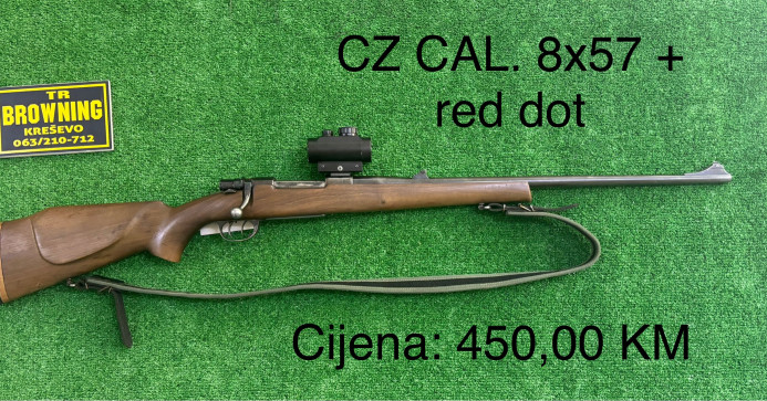 CZ CAL. 8x57 + red Dot