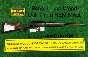 Benelli Lupo B.E.S.T Wood CAL. 7 mm REM MAG