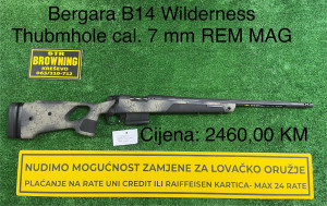 Bergara B14 Wilderness Thumbhole CAL. 7 mm REM MAG