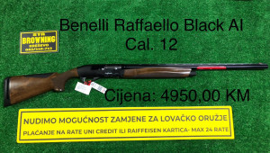 Benelli Raffaello Black AI CAL. 12 71 cm