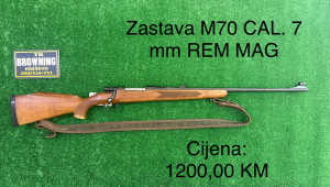 Zastava M-70 CAL. 7 mm REM MAG