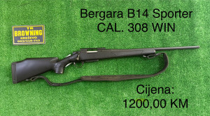 Bergara B14 Sporter CAL. 308 WIN + šina