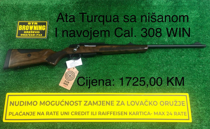 Ata Turqua Walnut CAL. 308 WIN 61 cm