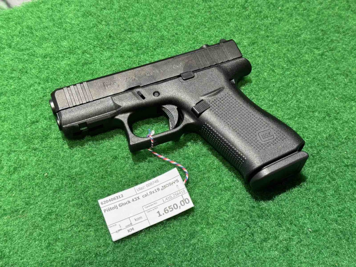PIŠTOLJ GLOCK 43X MOS 9X19