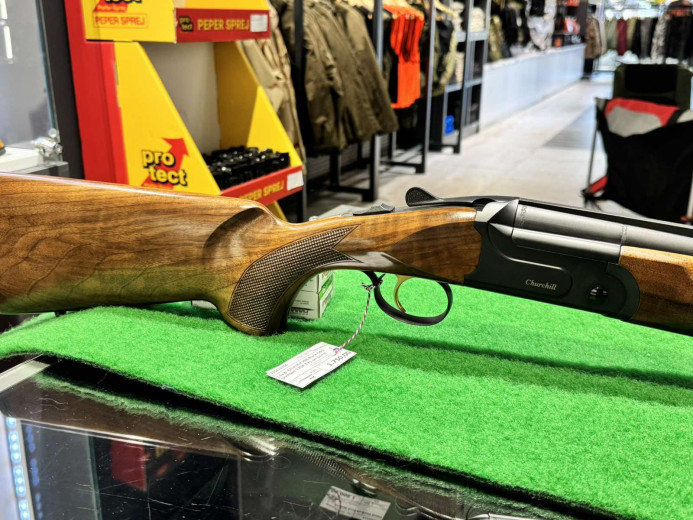 LOVAČKA PUŠKA CHURCHILL 206 BLACK O&U SHOTGUN 12/76