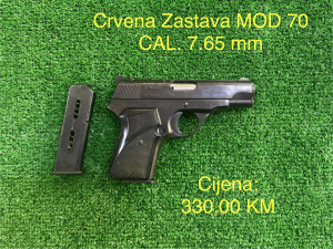 Crvena Zastava MOD 70 CAL. 7,65