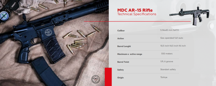 MDC AR-15 5,56x45 , 223 REM