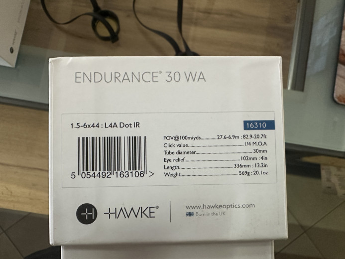 HAWKE OPTIKA ENDURANCA 30 WA 1,5-6X44 -16310