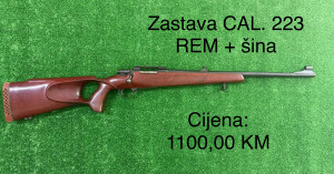 CZ CAL. 223 REM + šina