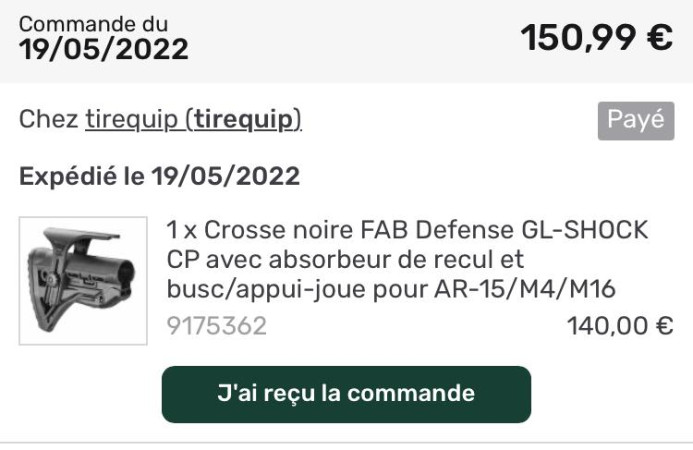 Kundak za ar 15/M4/M16
