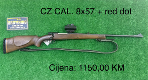 CZ CAL. 8x57 + red dot