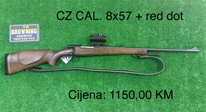 CZ CAL. 8x57 + red dot
