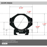 DISCOVERYOPT premium 7075AL nosači 34 mm