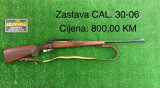 Zastava CAL. 30-06 + šina