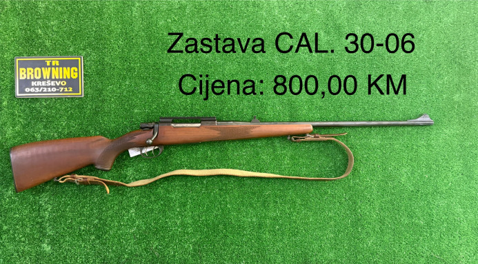 Zastava CAL. 30-06 + šina