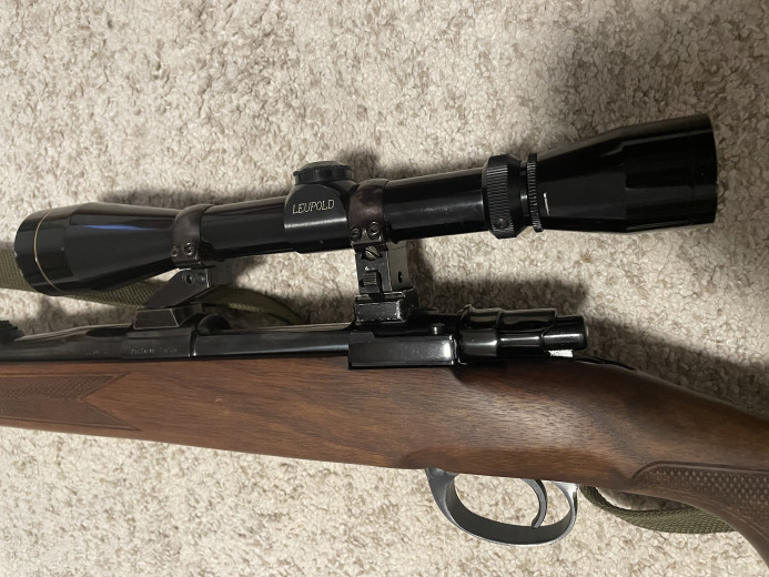 Karabin M70 243win sa optikom lepold 3x9x42