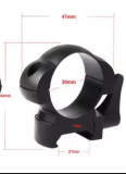 Nosači za krabin brzoskidajući čelik za tubus optike 25,4 i 30 mm