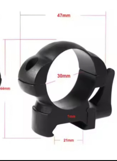 Nosači za krabin brzoskidajući čelik za tubus optike 25,4 i 30 mm