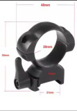 Nosači za krabin brzoskidajući čelik za tubus optike 25,4 i 30 mm