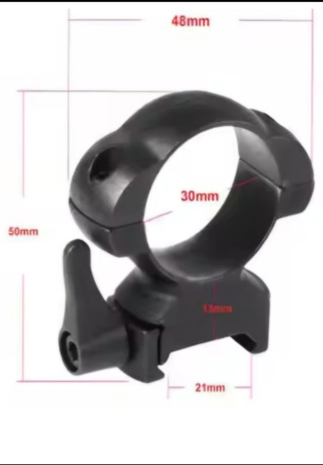 Nosači za krabin brzoskidajući čelik za tubus optike 25,4 i 30 mm