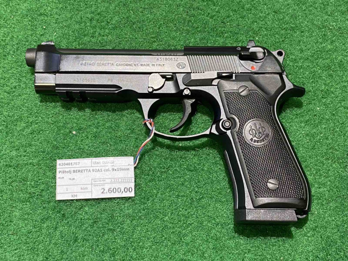 PIŠTOLJ BERETTA 92 A1 cal. 9x19