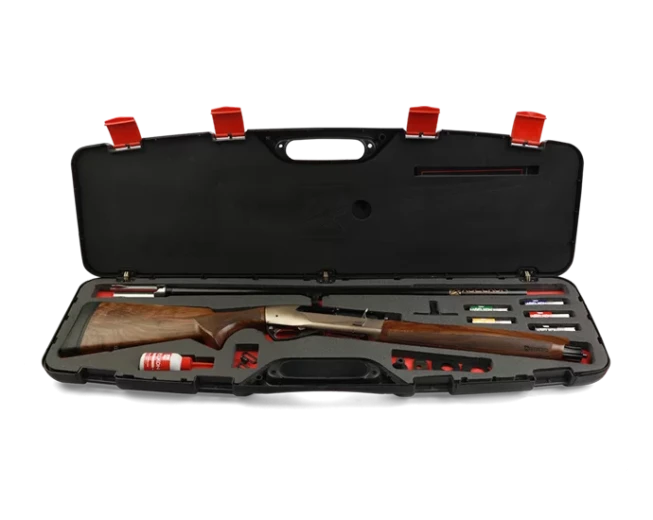 L.puška Aselkon Redstone silver black 12x76 GA