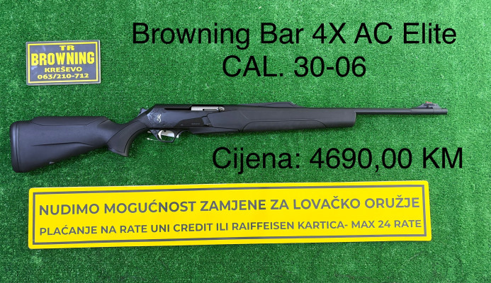 Browning Bar 4X AC Elite CAL. 30-06