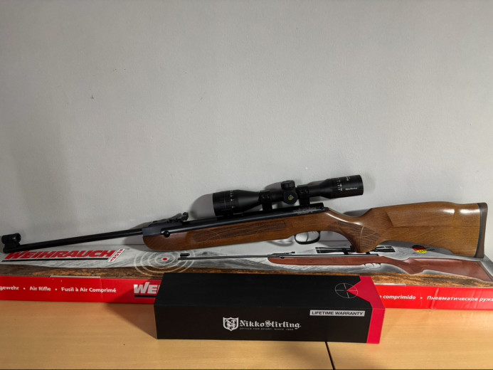 Vazdušna puška Weihrauch HW50S cal.4,5mm + Optika
