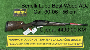 Benelli Lupo Best Wood ADJ CAL. 30-06 56 cm