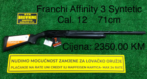 Franchi Affinity 3 Syntetic cal 12/76