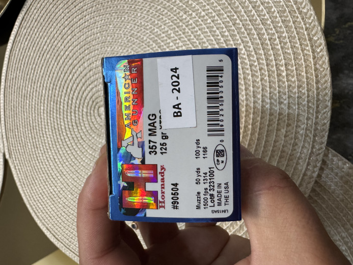 Municija za 357 Magnum 125gr HORNADY XTP - American gunner